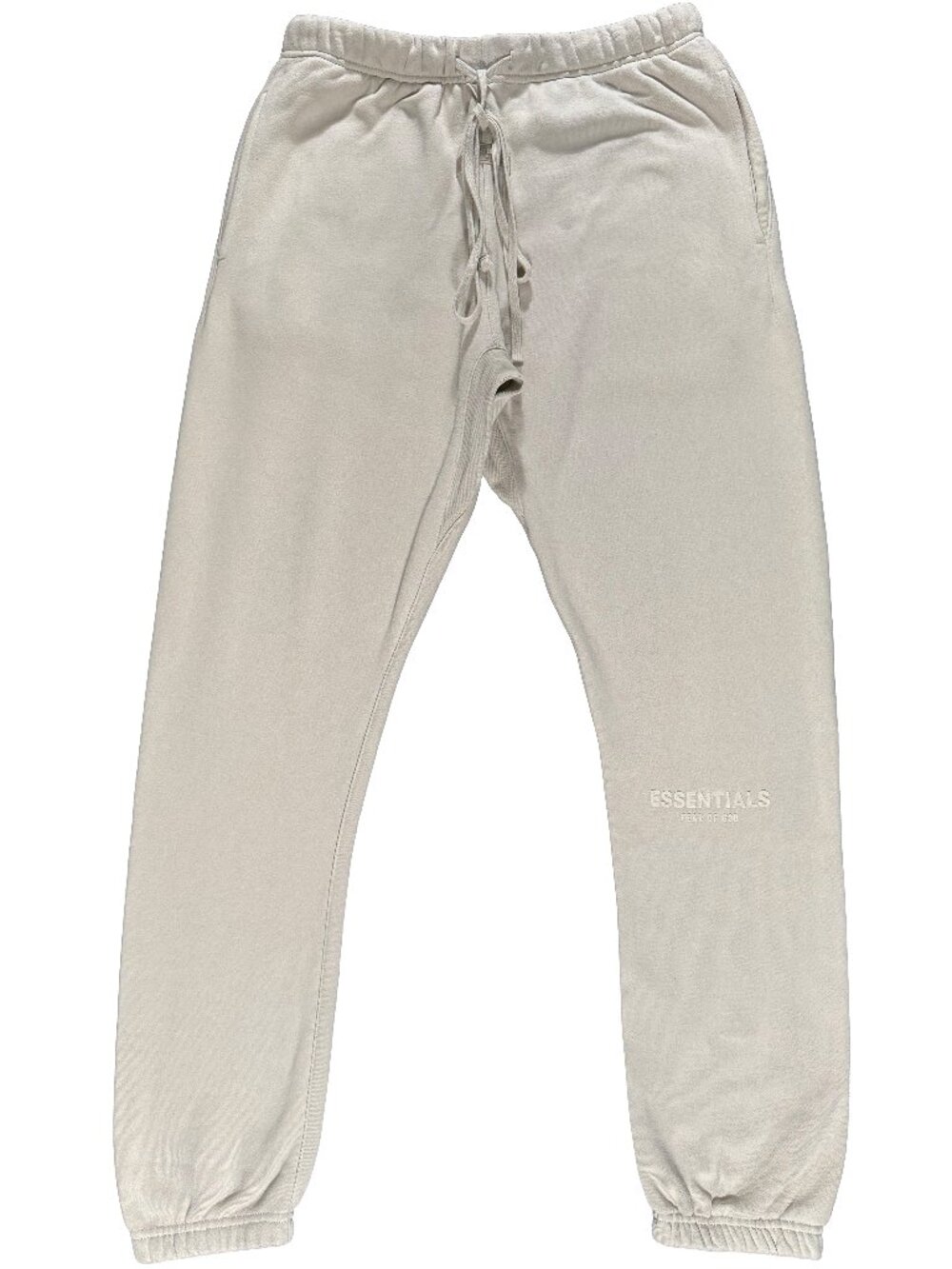 Fear of God ESSENTIALS Ankle Logo Drawstring Sweatpants "Tan" men's size M
